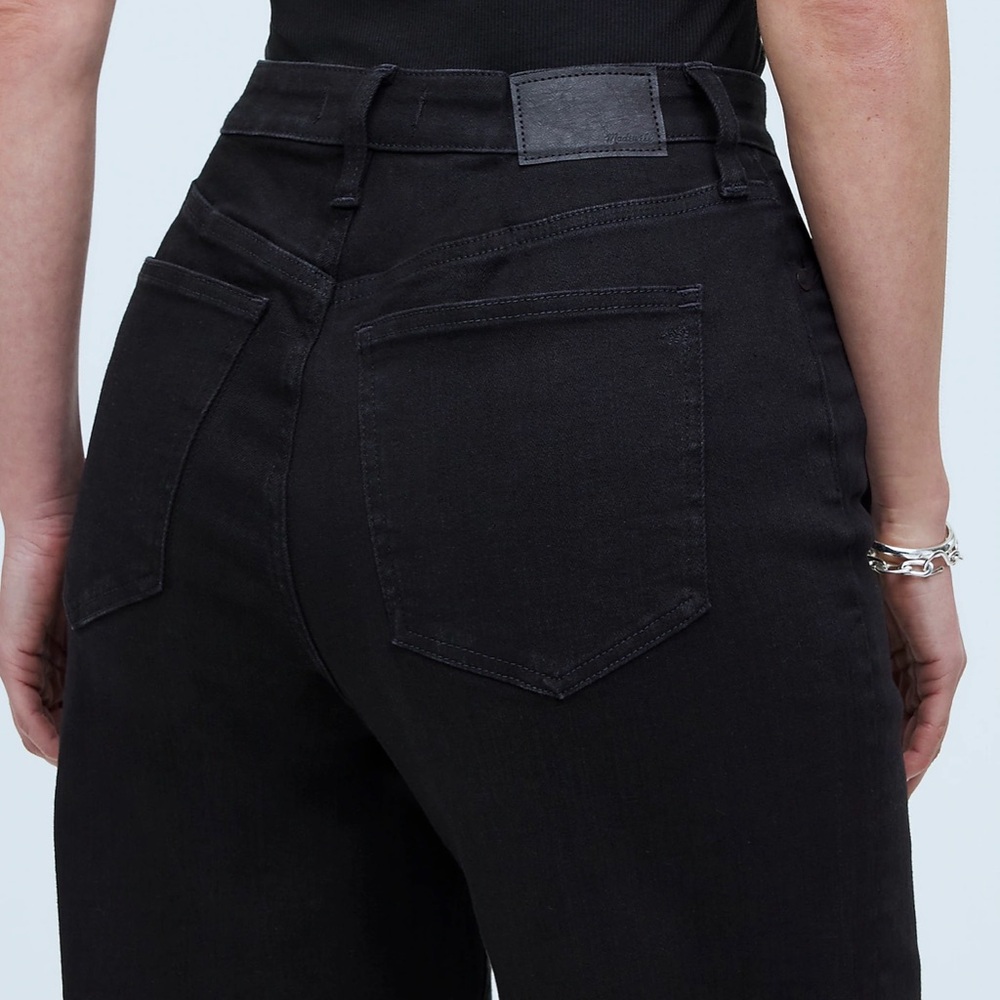 Madewell The Curvy Perfect Vintage Wide Leg Jean Black 27